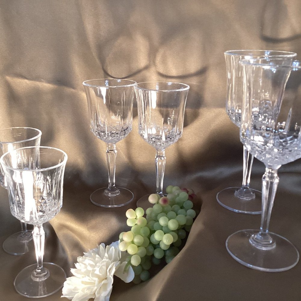 6 - St George Lead Crystal Wine Glass Goblet